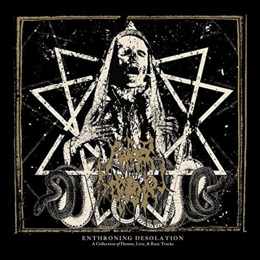 the album cover for Father Befouled - Enthroning Desolate