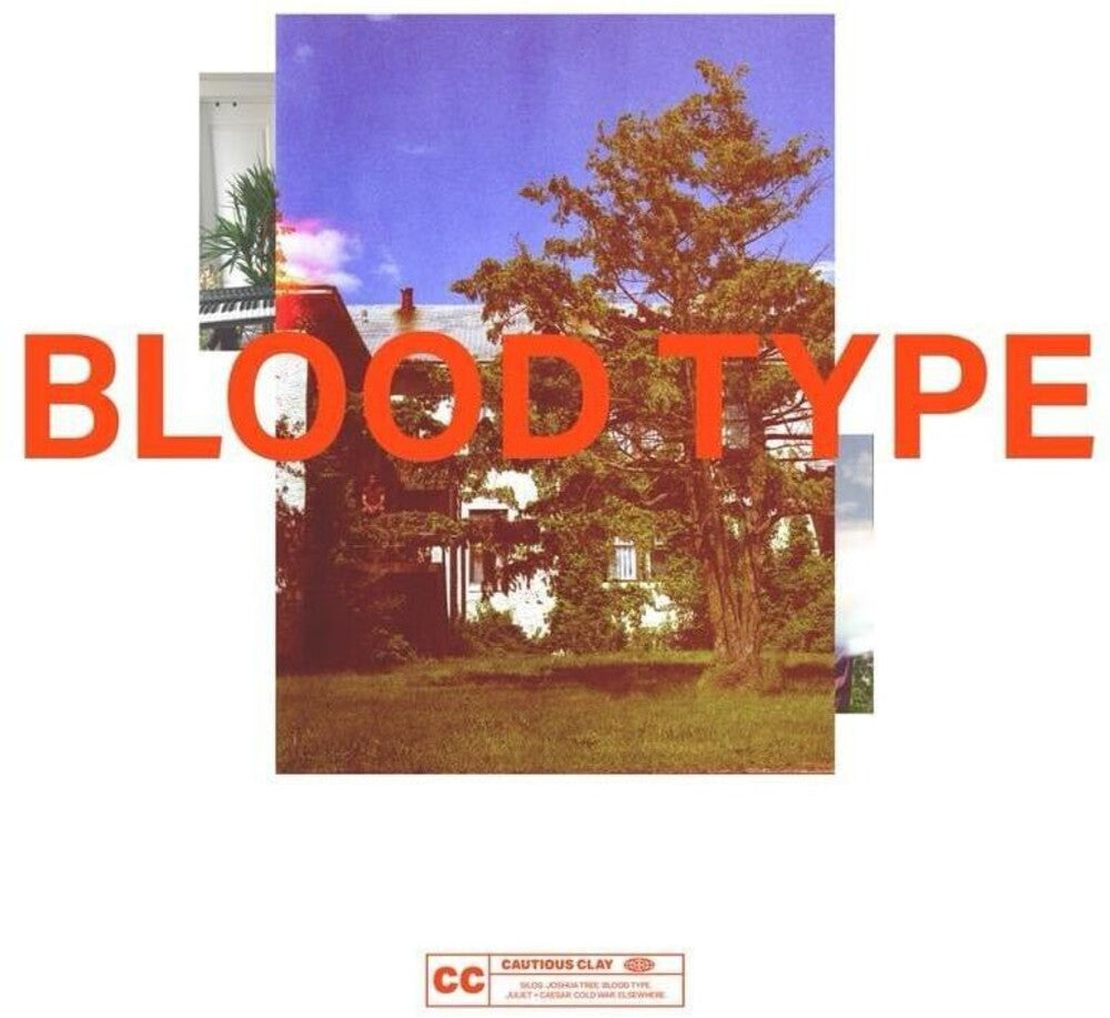 the album cover for Cautious Clay - Blood Type [Transparent Blood Red 12inch EP] [45 RPM]