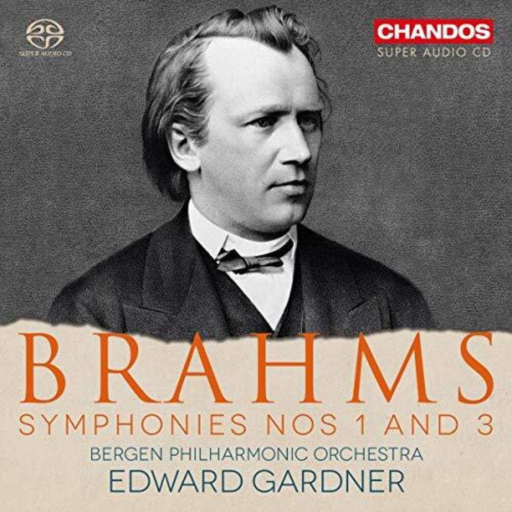 the album cover for Brahms / Bergen Philharmonic Orchestra / Gardner - Symphonies 1