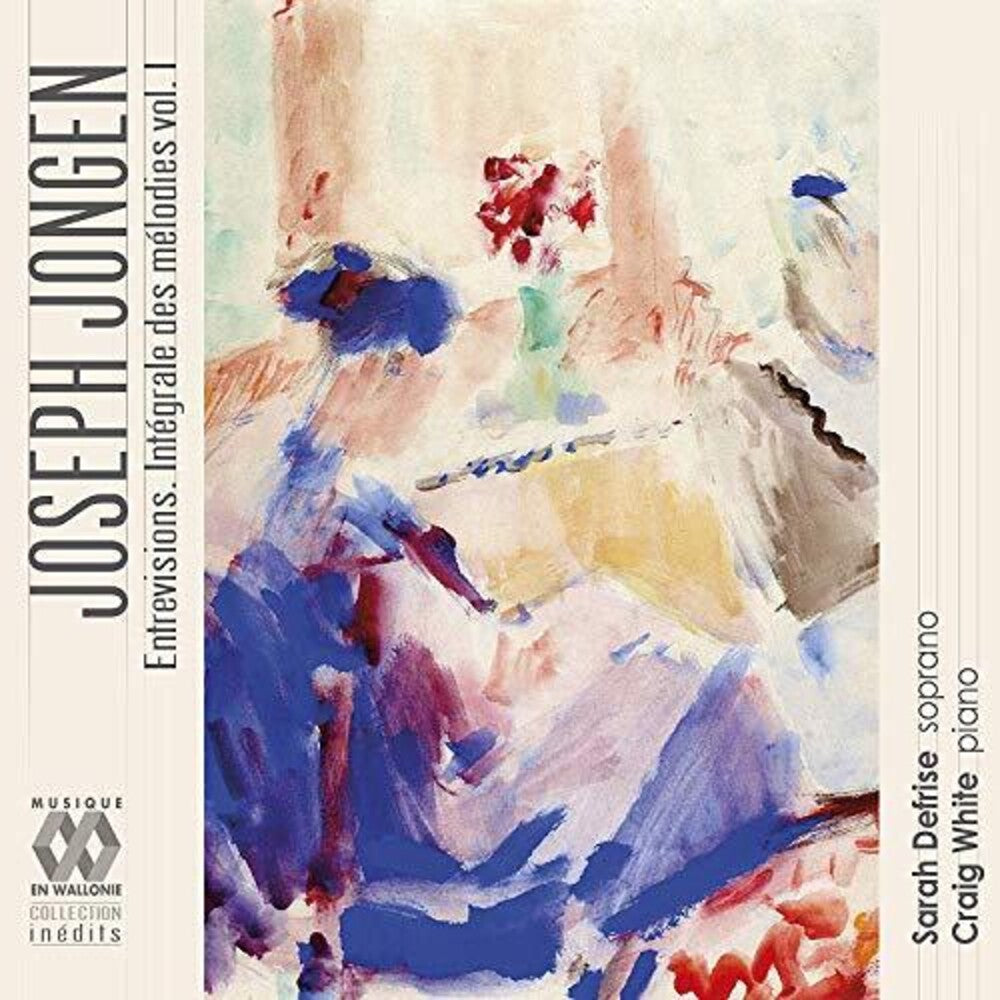 the album cover for Jongen / Defrise / White - Entrevisions