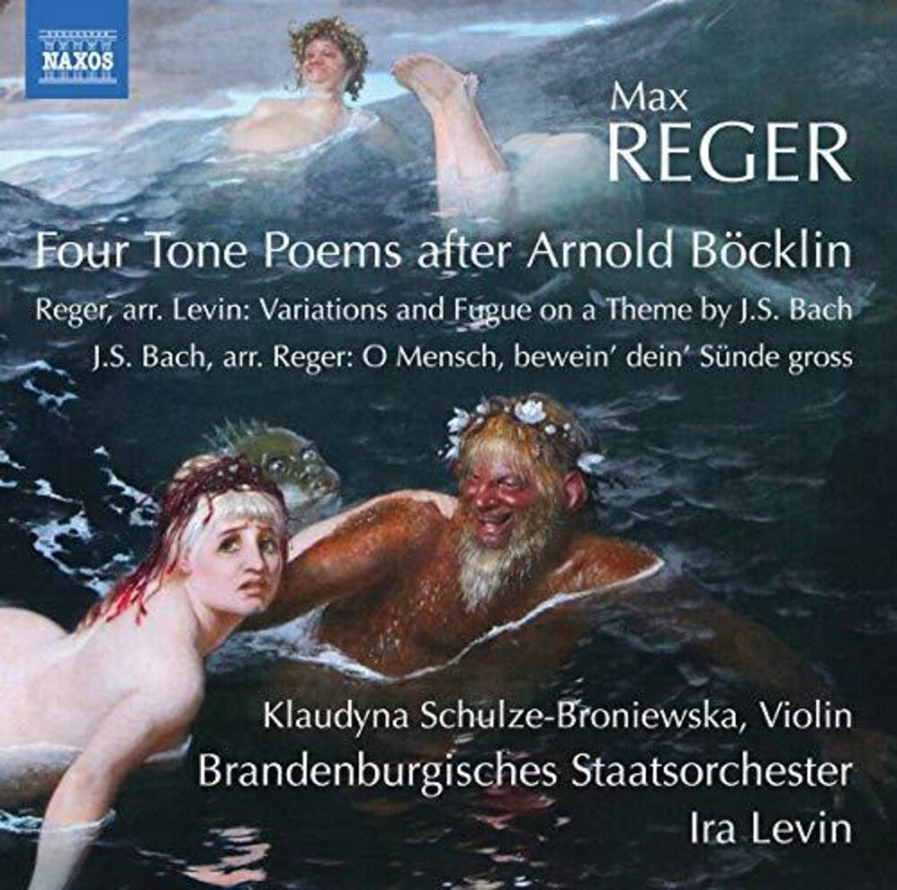 the album cover for Reger / Schulze-Broniewska / Levin - Orchestral Works