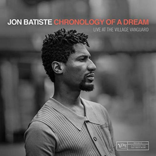 the album cover for Jon Batiste - Chronology Of A Dream: Live At The Village Vanguard