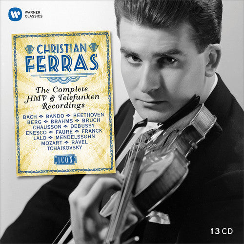 the album cover for Christian Ferras - Icon - Christian Ferras