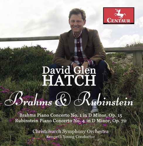 the album cover for Kenneth Young - Brahms & Rubinstein