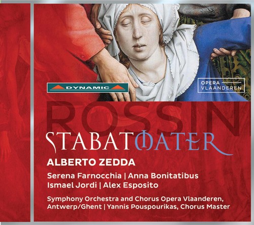 the album cover for Rossini / Zedda - Stabat Mater