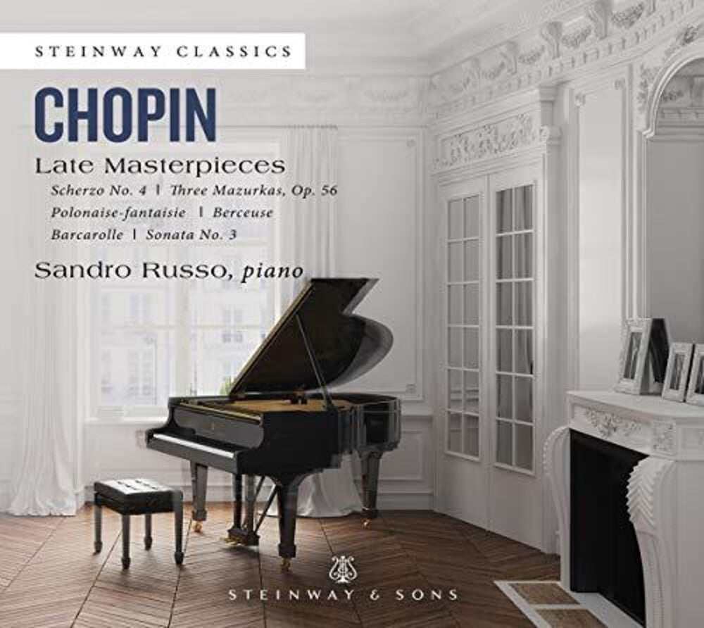 the album cover for Chopin / Russo - Late Masterpieces