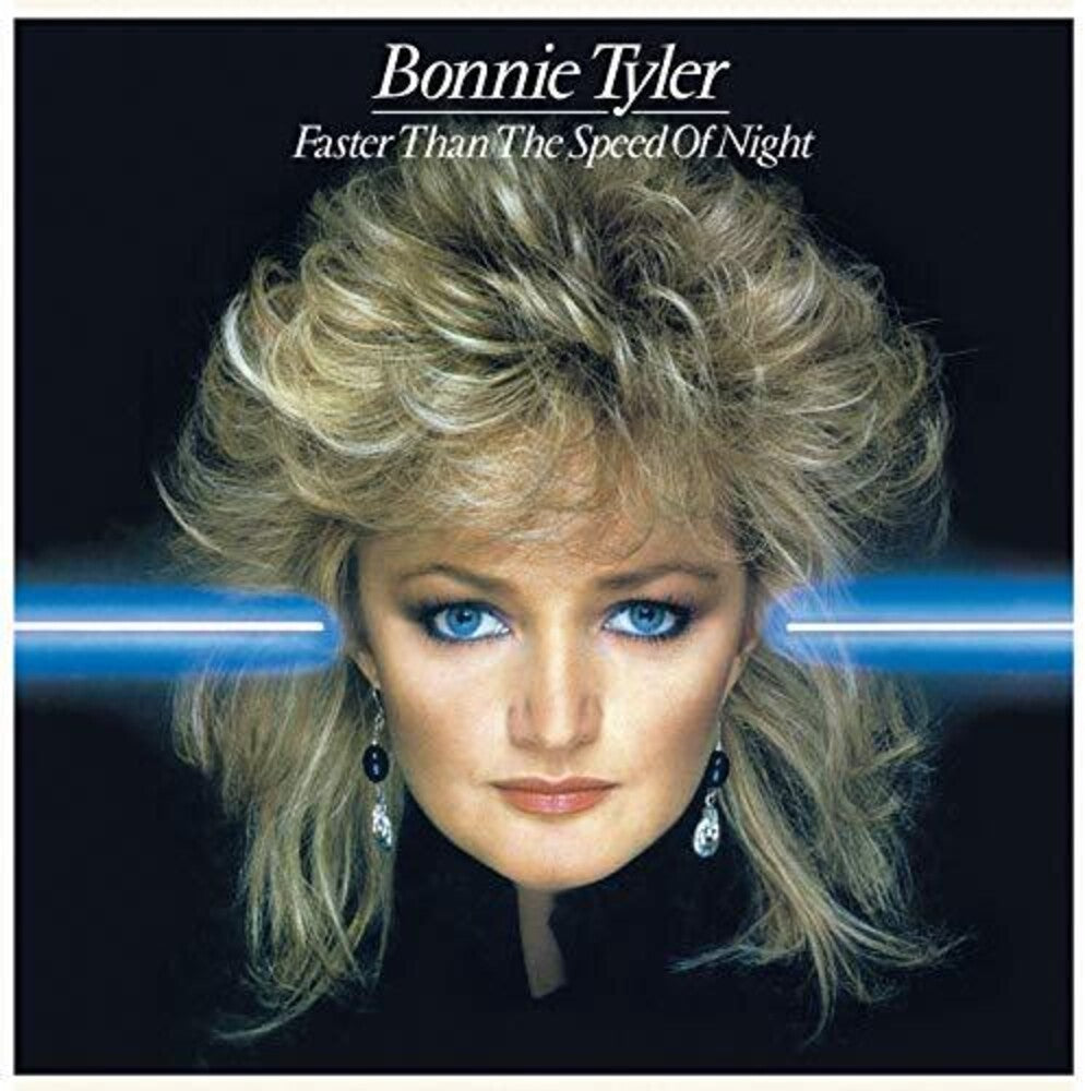 the album cover for Bonnie Tyler - Faster Than The Speed Of Night