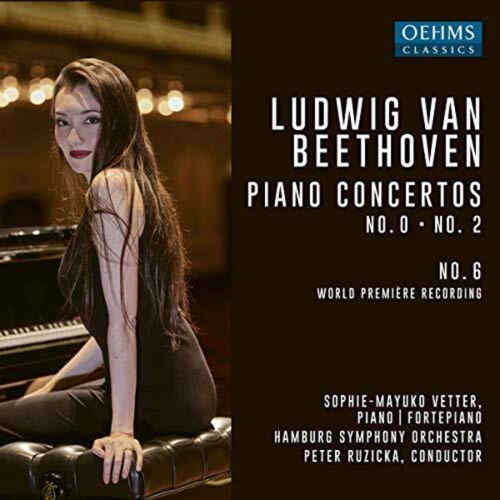 the album cover for Beethoven / Vetter / Ruzicka - Piano Concertos 2