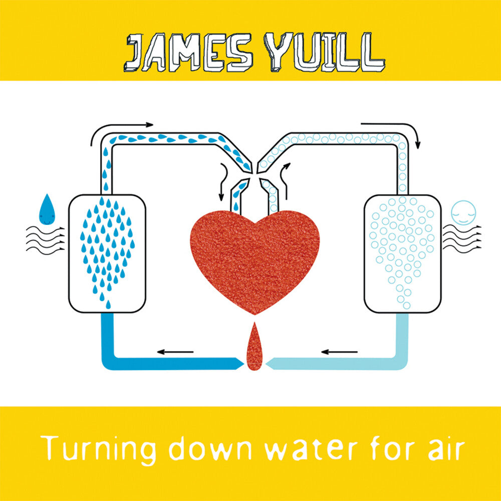 the album cover for James Yuill - Turning Down Water For Air