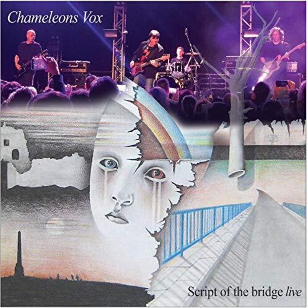 the album cover for Chameleons Vox - Script Of The Bridge (Live)