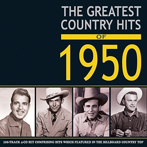 the album cover for Greatest Country Hits Of 1950 / Various - Greatest Country Hits Of 1950 / Various