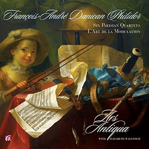 the album cover for Philidor / Wallfisch - 6 Parisian Quartets