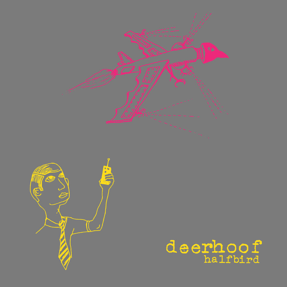 the album cover for Deerhoof - Halfbird (Color Vinyl) [Colored Vinyl] (Pnk) (Ylw)