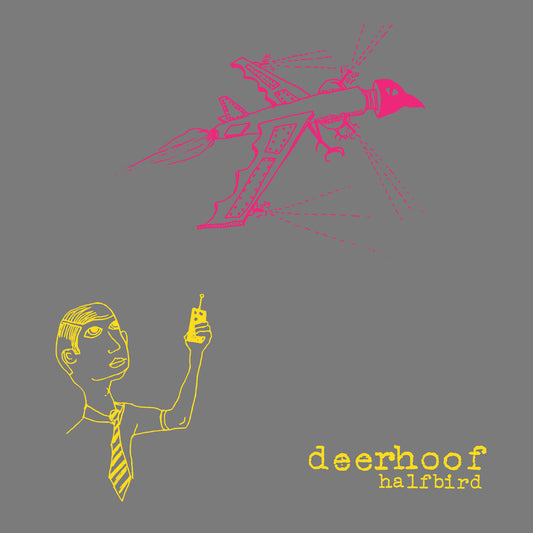 the album cover for Deerhoof - Halfbird (Color Vinyl) [Colored Vinyl] (Pnk) (Ylw)