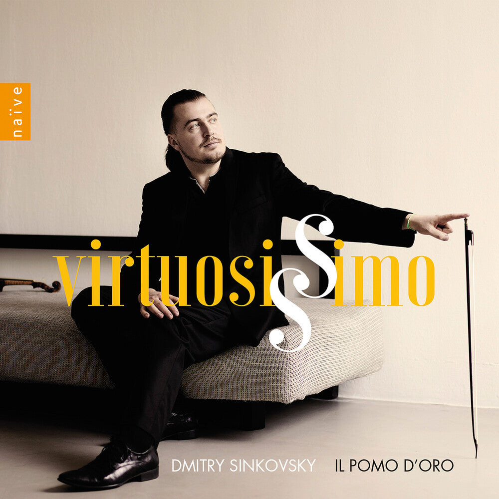 the album cover for Leclair / Sinkovsky / Il Pomo Doro - Virtuosissimo