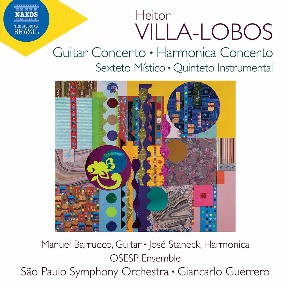 the album cover for Villa-Lobos - Guitar Concerto