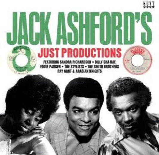 the album cover for Jack Ashfords Just Productions / Various - Jack Ashford's Just Productions / Various