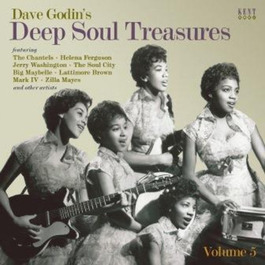 the album cover for Dave Godins Deep Soul Treasures Vol 5 / Various - Dave Godin's Deep Soul Treasures Vol 5 / Various