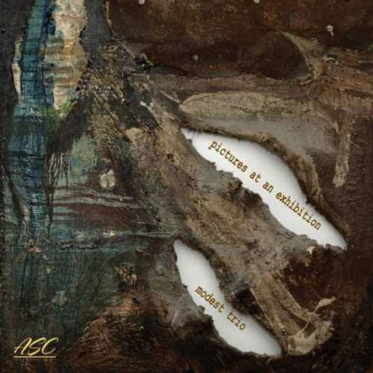 the album cover for Modest Trio - Pictures At An Exhibition