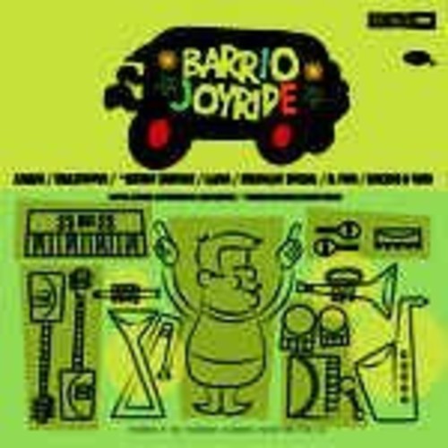 the album cover for Saucy Horn - Barrio Joyride