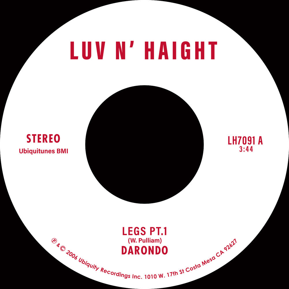 the album cover for Darondo - Legs Pt. 1 / Let My People Go