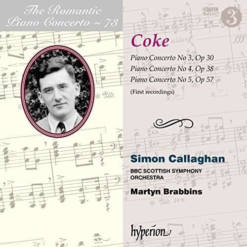 the album cover for Simon Callaghan - The Romantic Piano Concerto, Vol. 73