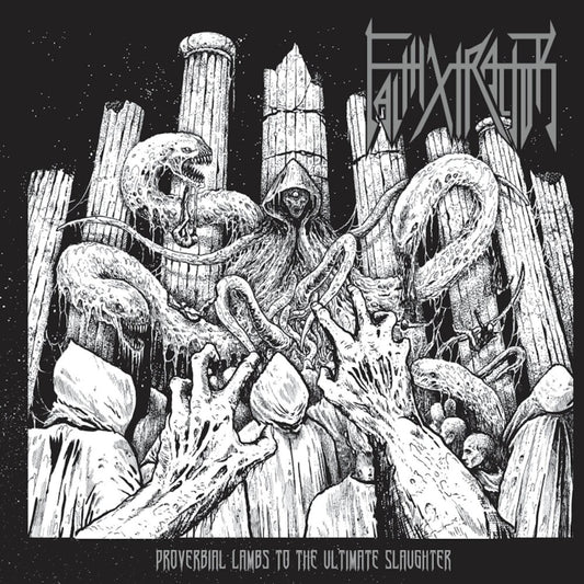 the album cover for Faithxtractor - Proverbial Lambs To The Ultimate Slaughter