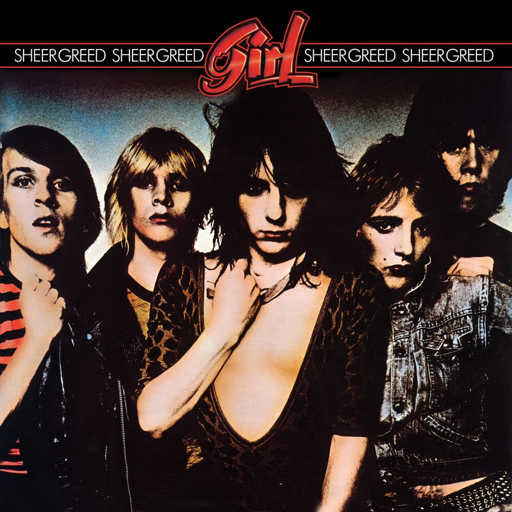 the album cover for Girl - Sheer Greed / Live In Osaka 82