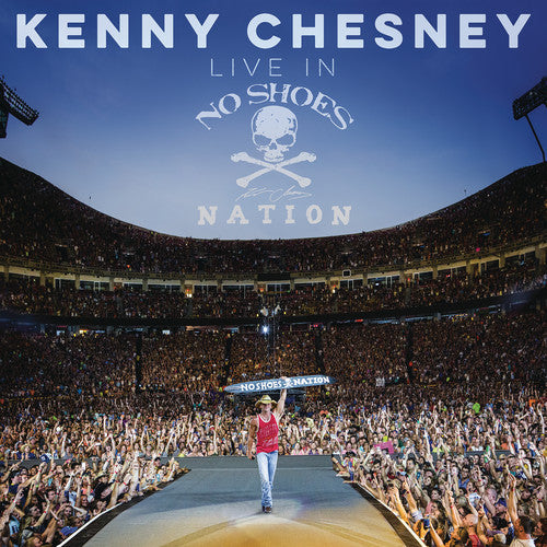 the album cover for Kenny Chesney - Live In No Shoes Nation