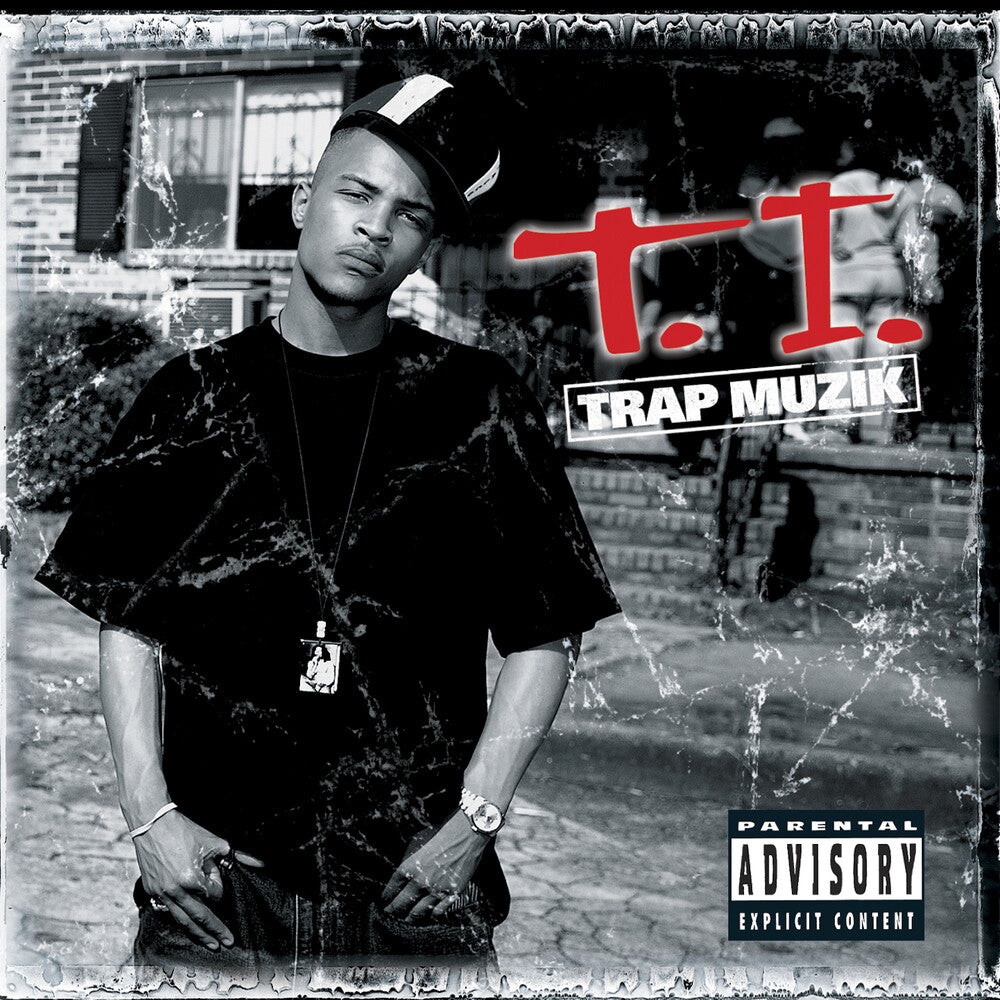 the album cover for Ti - Trap Muzik (Deluxe Edition) (Blk) (Blue) [Colored Vinyl]