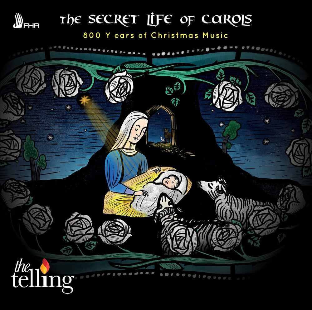 the album cover for Gruber / Telling - Secret Life of Carols