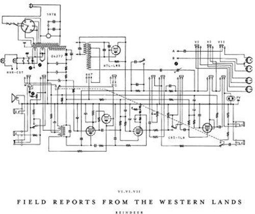 the album cover for Reindeer - Field Reports From The Western Lands [LP]