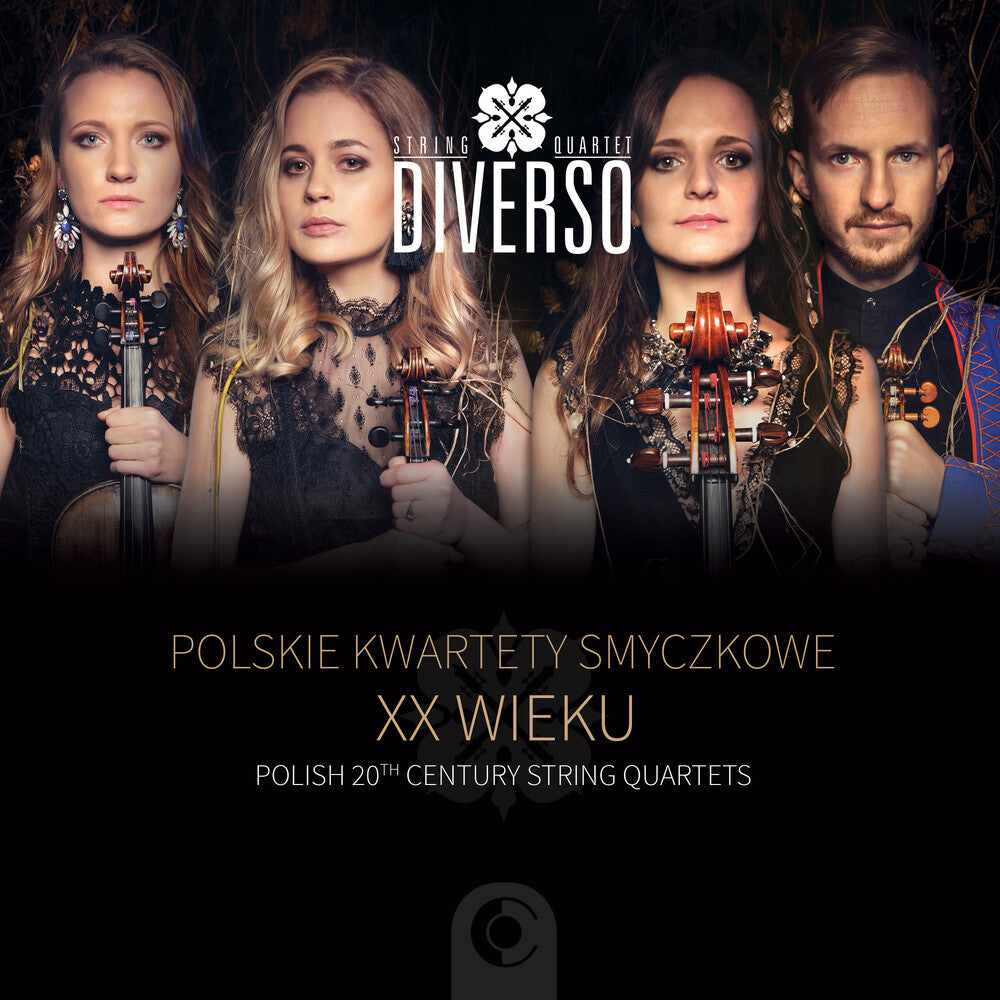 the album cover for Diverso String Quartet - Polish 20th C String Quartets