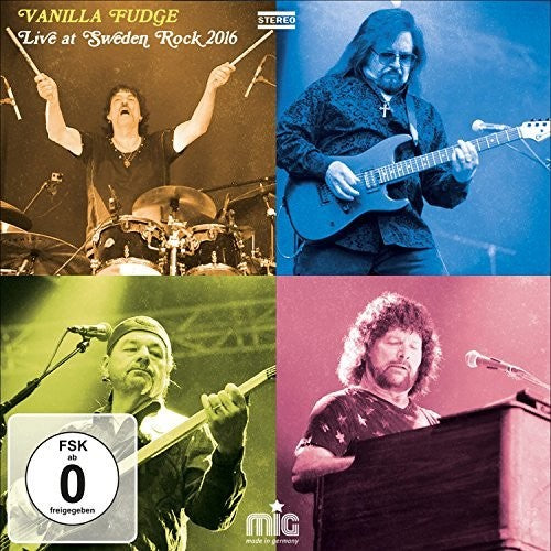 the album cover for Vanilla Fudge - Live At Sweden Rock 2016