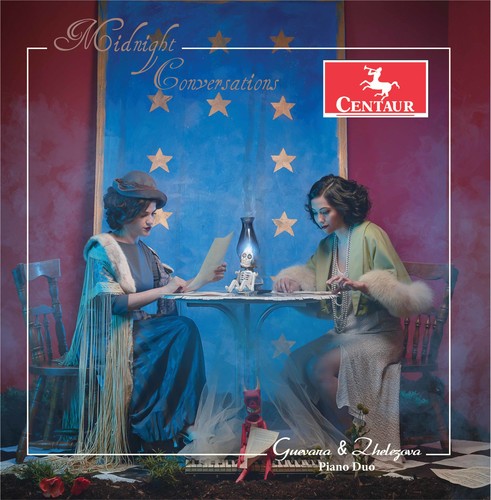 the album cover for Stravinsky / Guevara / Zhelezova - Midnight Conversations