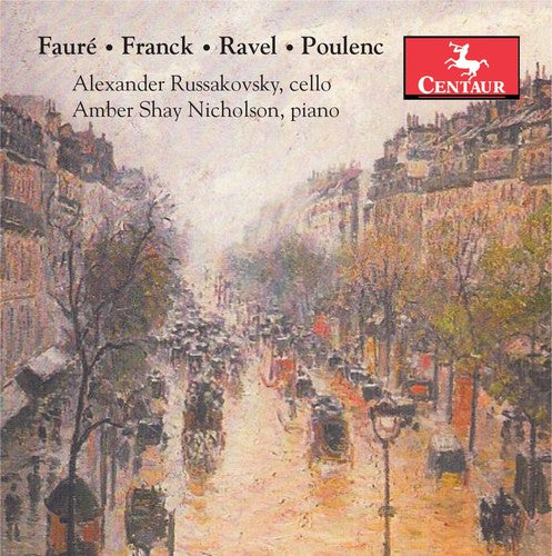 the album cover for Faure / Nicholson - Faure / Franck / Ravel / Poulenc