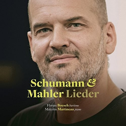 the album cover for Mahler / Boesch / Martineau - Lieder