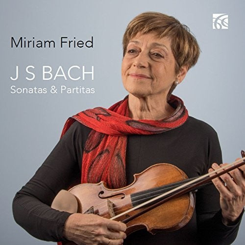 the album cover for J Bach S / Fried - Sonatas & Partitas for Solo Violin