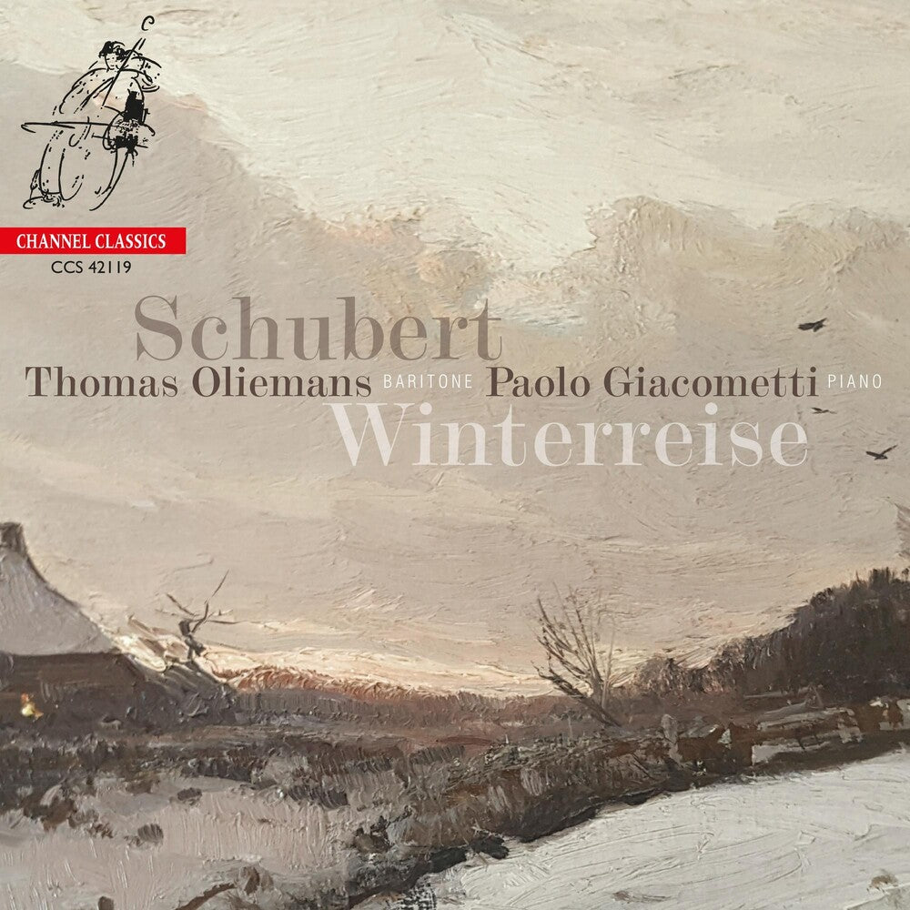 the album cover for Thomas Oliemans - Schubert: Winterreise