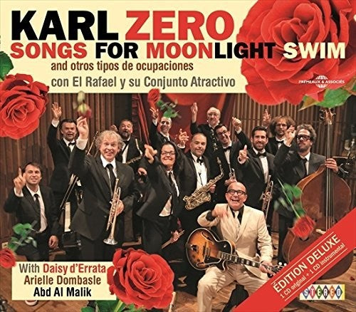 the album cover for Songs For Moonlight Swim & Otros Tiposd / Various - Songs For Moonlight Swim And Otros Tiposd De Ocupaciones(Various Artists)