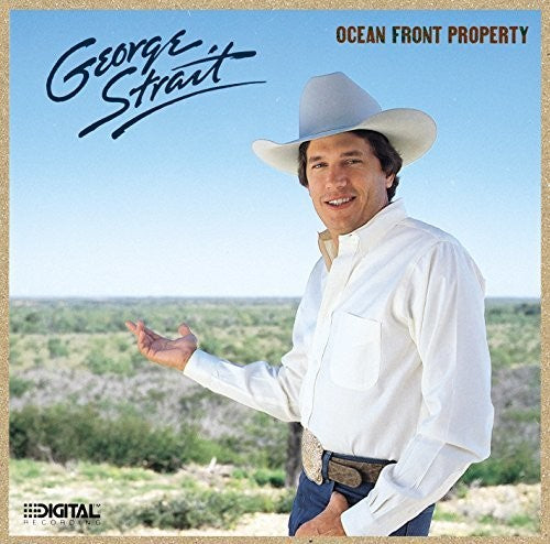 the album cover for George Strait - Ocean Front Property [LP]