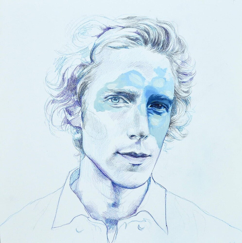 the album cover for Daniel Martin Moore - Never Look Away