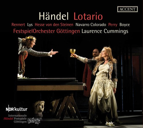 the album cover for Handel / Cummings / Lowrey - Lotario