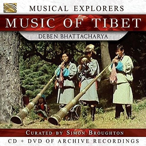 the album cover for Deben Bhattacharya - Musical Explorers - Music Of Tibet