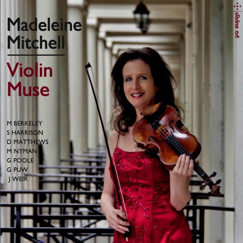 the album cover for Madeleine Mitchell - Violin Muse