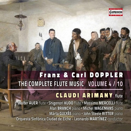 the album cover for Doppler / Arimany / Martinez - Complete Flute Music 4