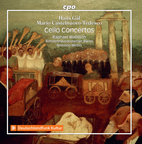 the album cover for Gal / Wallfisch / Milton - Cello Concertos By Exiled Jewish Composers