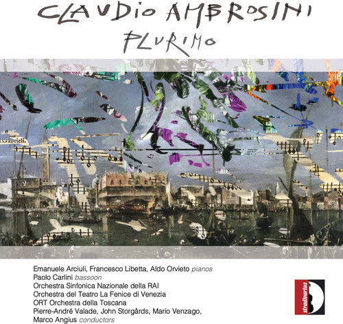 the album cover for Ambrosini / Arciuli / Angius - Plurimo