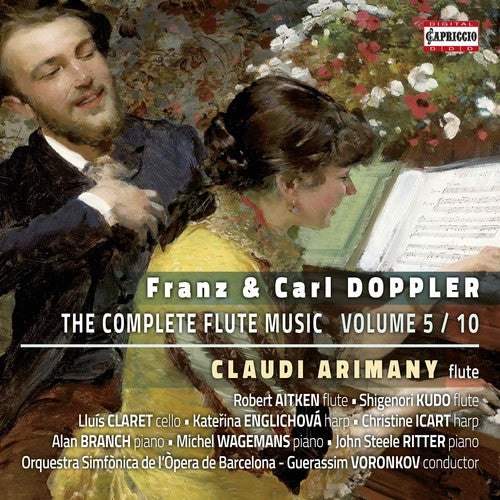 the album cover for Doppler / Arimany / Voronkov - Complete Flute Music