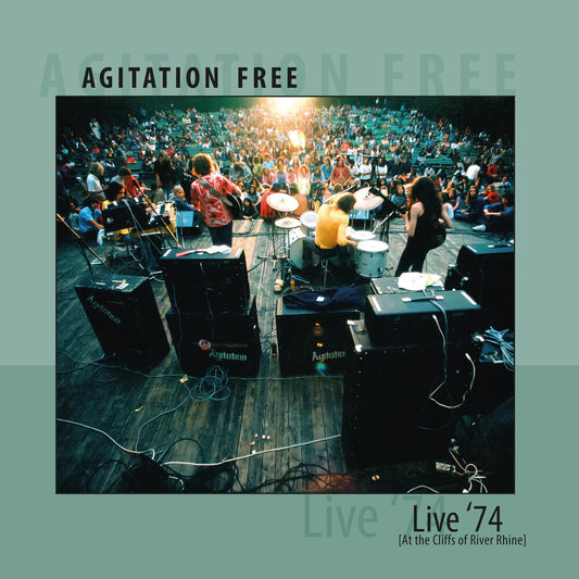 the album cover for Agitation Free - Live '74